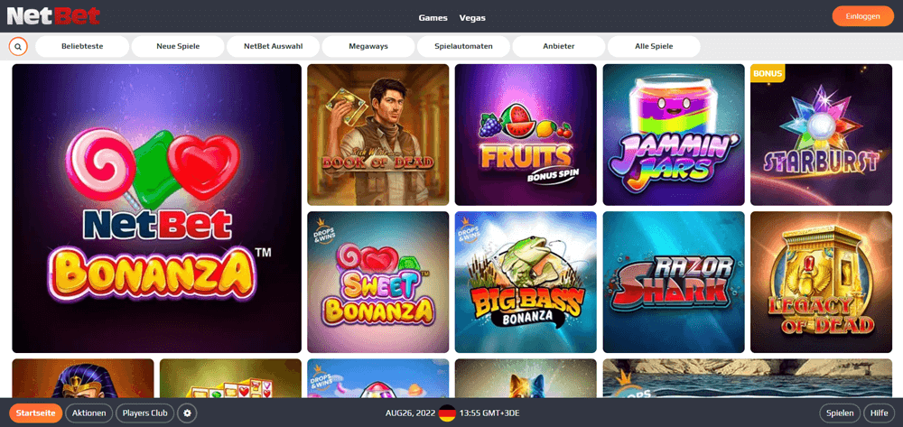 NetBet Casino Spiele